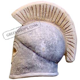 Ancient Greek Warrior Helmet Magnet 