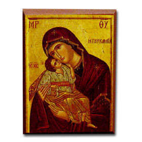 Magnet of Mary and Baby Jesus EIK