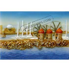 Greek Island Magnet 1 - Rhodes