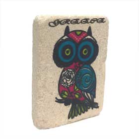 Decorative Greek Magnet feat.Owl