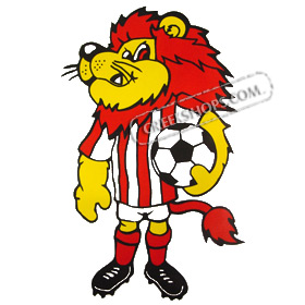 Greek Sports Team Olympiakos Mascot Lion Tshirt