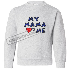 Children's Greek My Mama Loves Me Sweatshirt