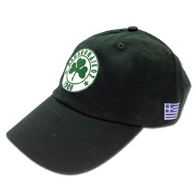 Panathinaikos Adjustable Baseball Cap. In Forrest Green