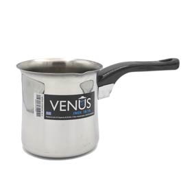 Venus Stainless Steel 18/10 Greek Briki Coffee pot, No 4, 4-6 cups