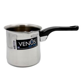 Venus Stainless Steel 18/10 Greek Briki Coffee pot, No 5, 8 cups