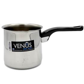 Venus Stainless Steel 18/10 Greek Briki Coffee pot, No 6, 10 cups