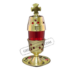 Brass Vigil Oil Candle ( Kandili ) style 5305