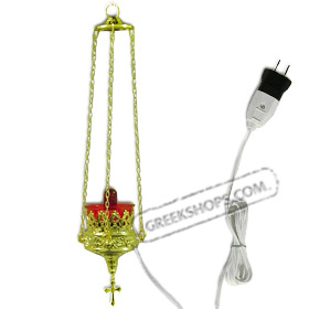Hanging Electric Religious Vigil Candili / Lamp