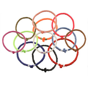 Thin Komboskini -  Greek Prayer Rope Bracelet  Color Options (4mm)