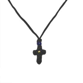 Komboskini Greek Cross Necklace 15mm by 20 mm