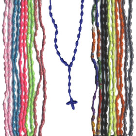 Komboskini Rosary w/ Cross, Colored Cord