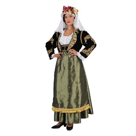 Corfu Green Costume for Women Style 641217*