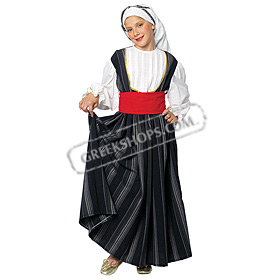 Bouboulina Costume for Girls Size 6-14 Style 643072 