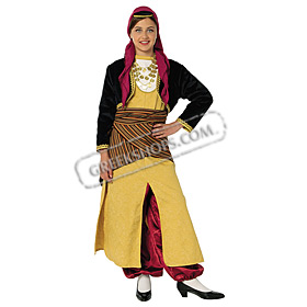 Pontos Costume for Girls Size 6-14 Style 643084