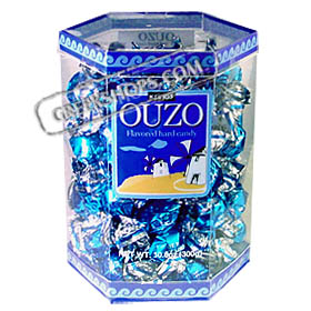 Krinos Ouzo Flavored Hard Candy - Net Wt. 10.6oz (300g)