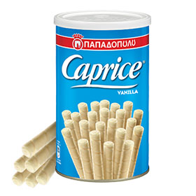Papadopoulos Caprice Pirouettes  - Vanilla flavor 250grams