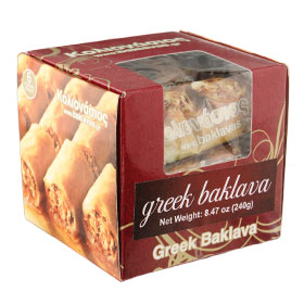 Kolionasios Authentic Greek Baklava "Gianniotiko" style, box of 6, 240g