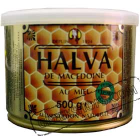 Greek Macedonian Halva with Honey