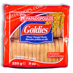 Papadopoulou Goldies White Rusks