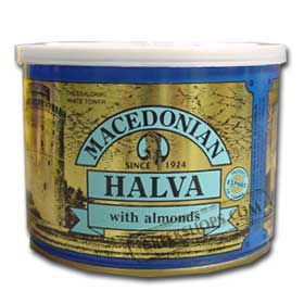 Greek Makedonikos Halva With Almonds 500gr can