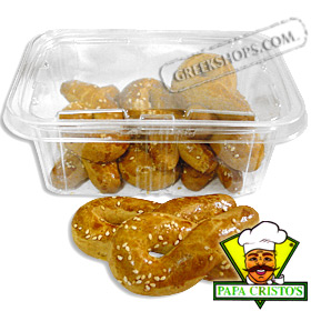 Traditional Greek Koulourakia - Coffee Cookies