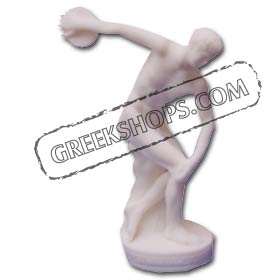 Discus Athlete Alabaster Statue