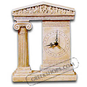 Ionian Column Table Clock (8x10")