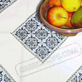 Style 728 Table Cover Asteraki 35.5x35.5 in.