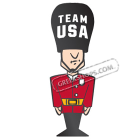 USOC London 2012 Olympic Team USA Palace Guard Pin