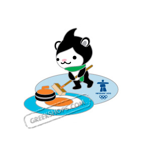 Vancouver 2010 Miga Curling Pin