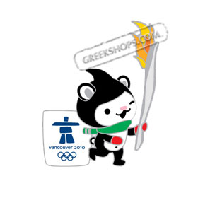 Vancouver 2010 Miga Carrying Torch Pin