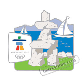 Vancouver 2010 Inukshuk by the Sea Pin