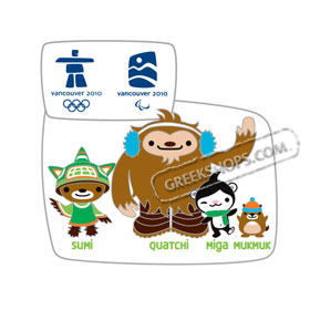 Vancouver 2010 Mukmuk and Family Pin
