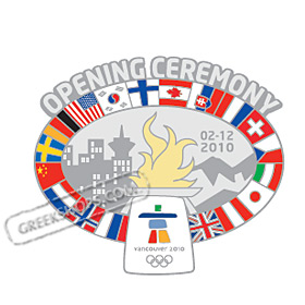 LIMITED EDITION Vancouver 2010 Opening Ceremony Pin