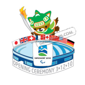 Vancouver 2010 Paralympic Opening Ceremony Pin
