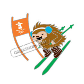 Vancouver 2010 Quatchi Alpine Skiing Pin