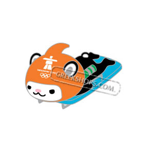 Vancouver 2010 Miga Skeleton Pin