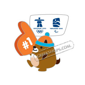 Vancouver 2010 Official Sidekick Mukmuk Pin