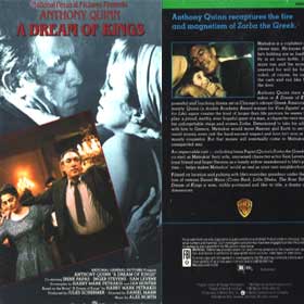 A Dream of Kings VHS (NTSC) Clearance 20% off
