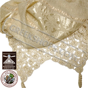 100% Greek Silk Shawl / Scarf Style YS433