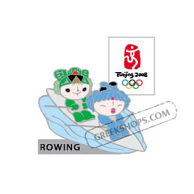 Beijing 2008 Beibei / Nini Rowing Olympic Sports Pin
