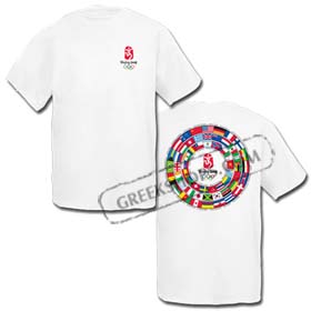 Beijing 2008 Circle of Flags T-shirt Clearance 30% off