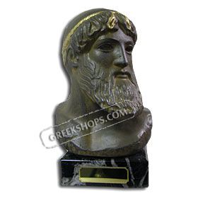 Poseidon or Zeus Bust (8")