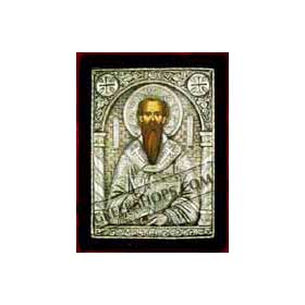 Silver Icon of Agios Vasilios ( St. Basil the Great )