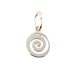 Sterling Silver Pendant - Swirl Motif (8mm) 