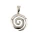 Sterling Silver Pendant - Swirl Motif  (20mm)