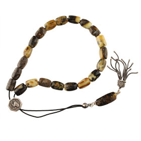 Natural Black Amber Worrybeads approx. 37gr. AM10