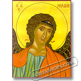 Archangel Michael (7.5x10") Hand-made Icon