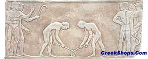Ancient Greek Field Hockey Relief