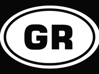 Auto Decal - GR - Oval 